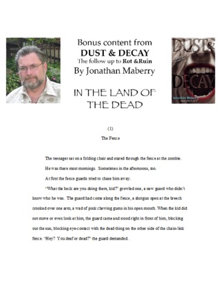 In The Land Of The Dead (2000) by Jonathan Maberry